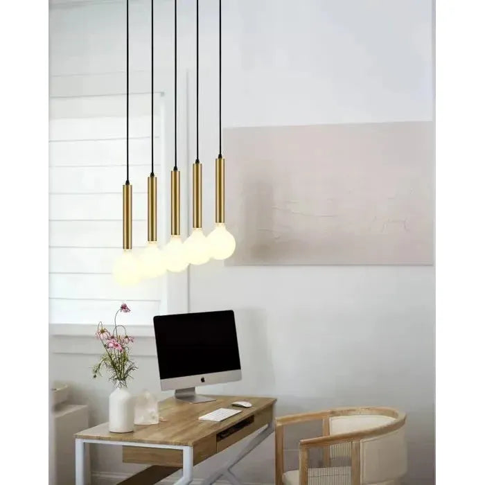 Lark - Bobbie 5-Light Linear Suspension - Lights Canada