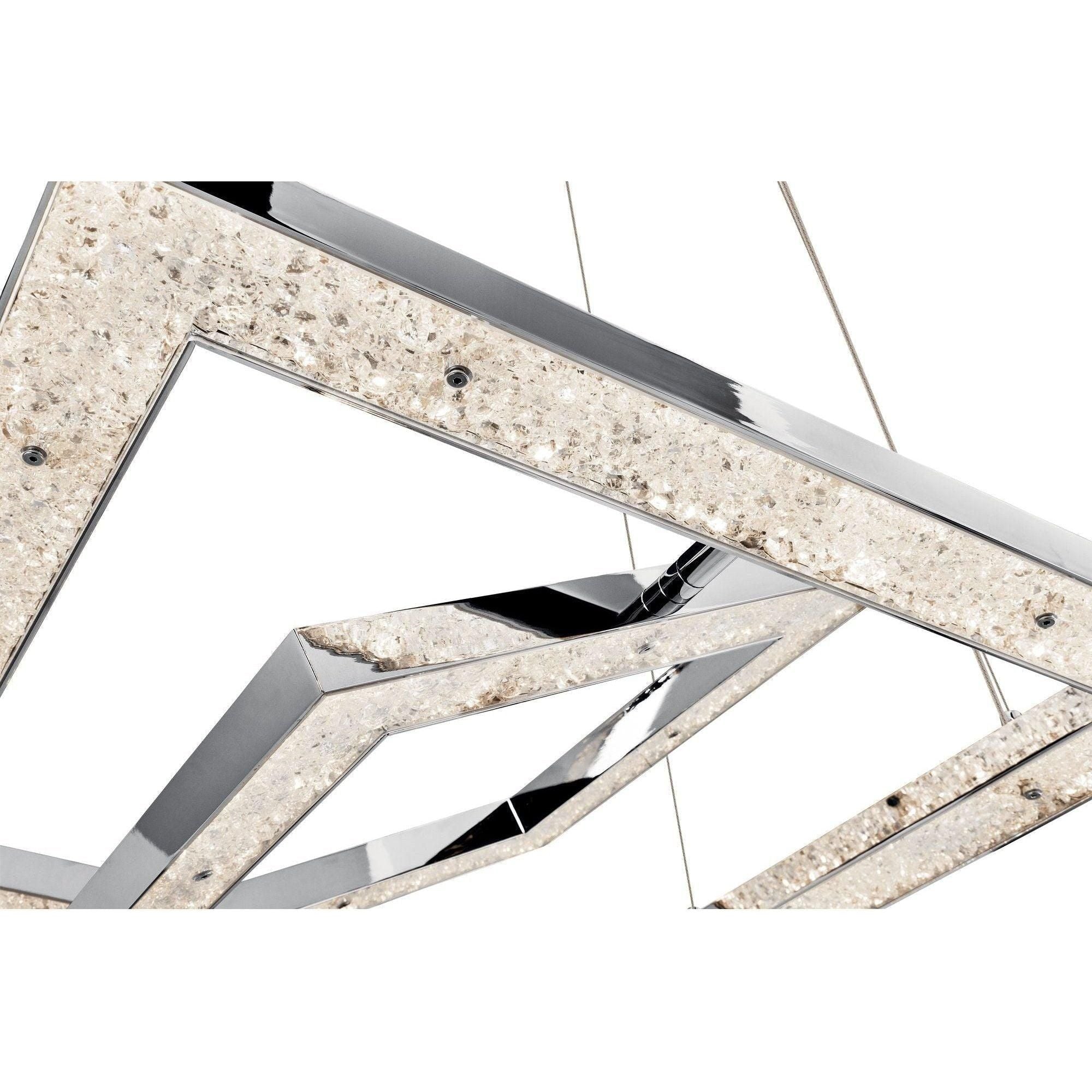 Elan - Crushed Ice Pendant - Lights Canada