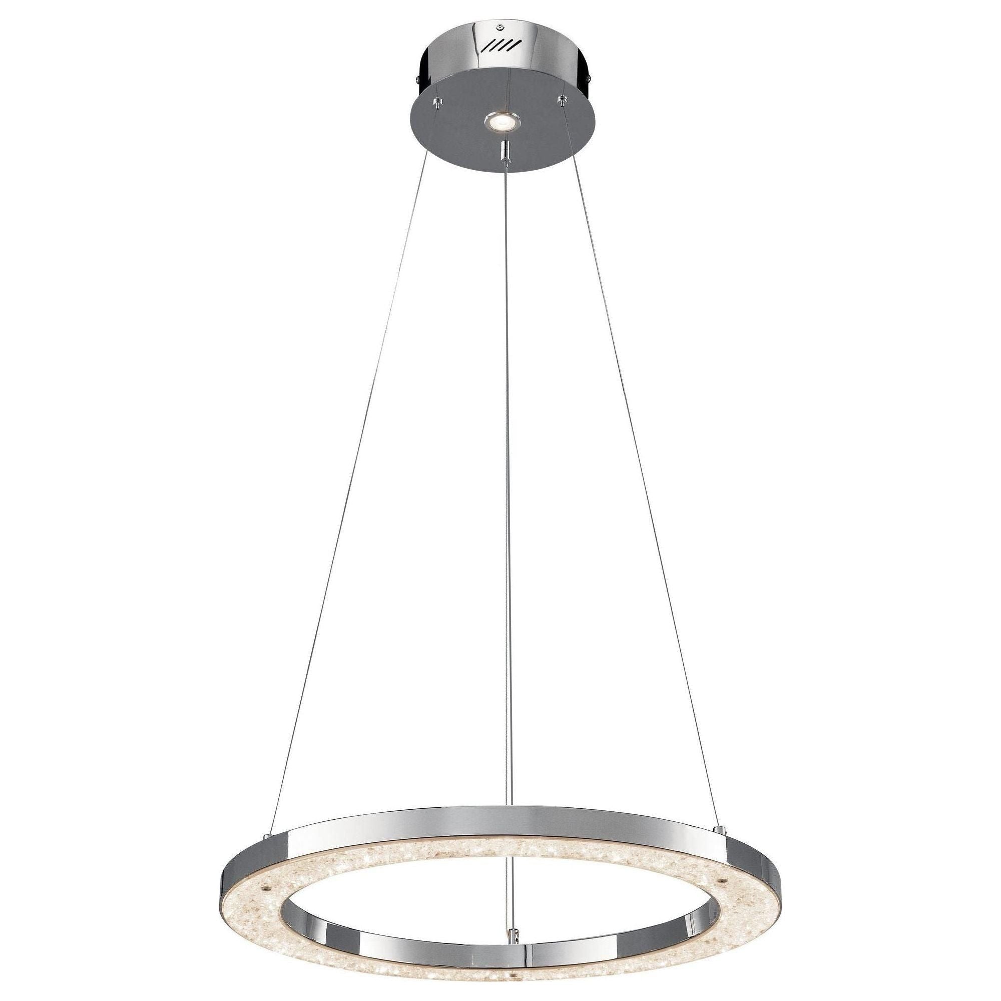 Elan - Crushed Ice Pendant - Lights Canada