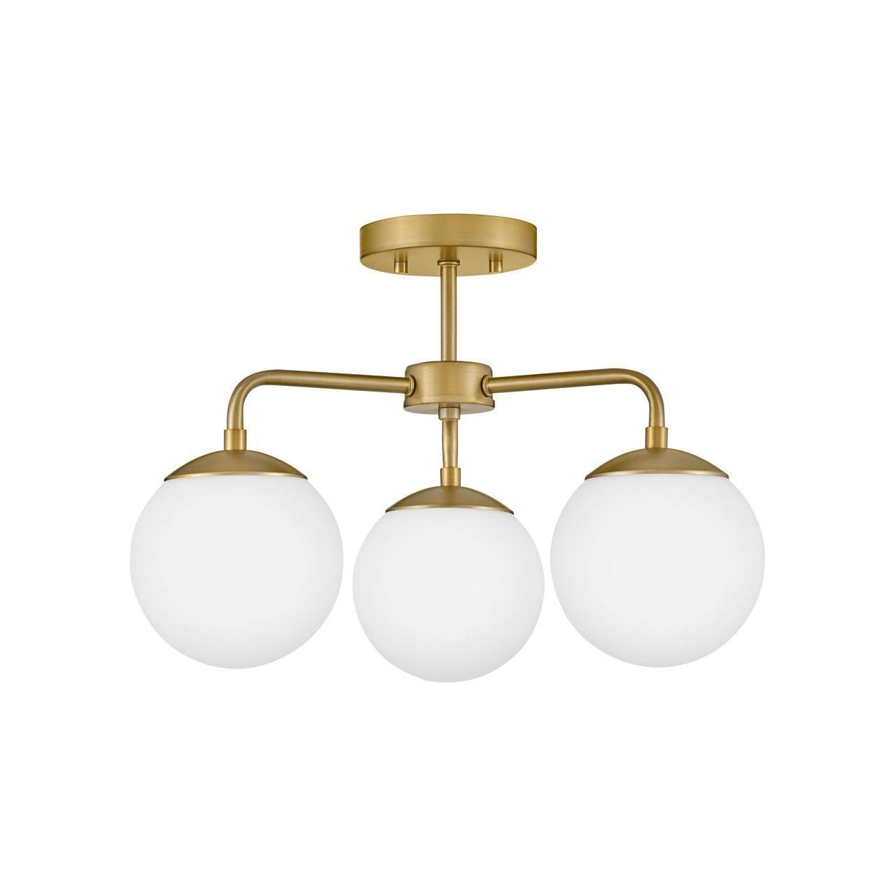 Lark - Juniper 3-Light Semi Flush Mount - Lights Canada