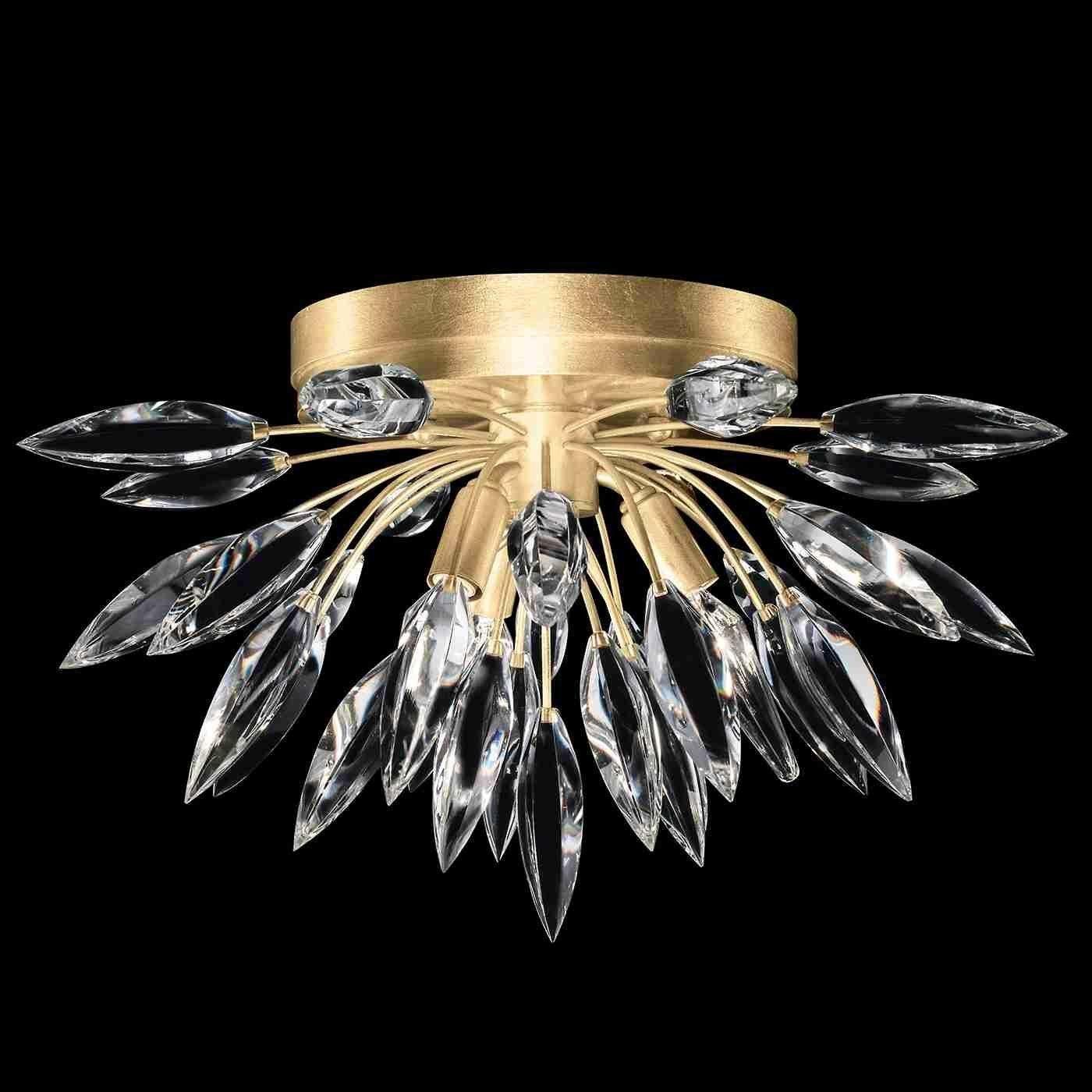 Fine Art Handcrafted Lighting - Lily Buds Flush Mount - Lights Canada