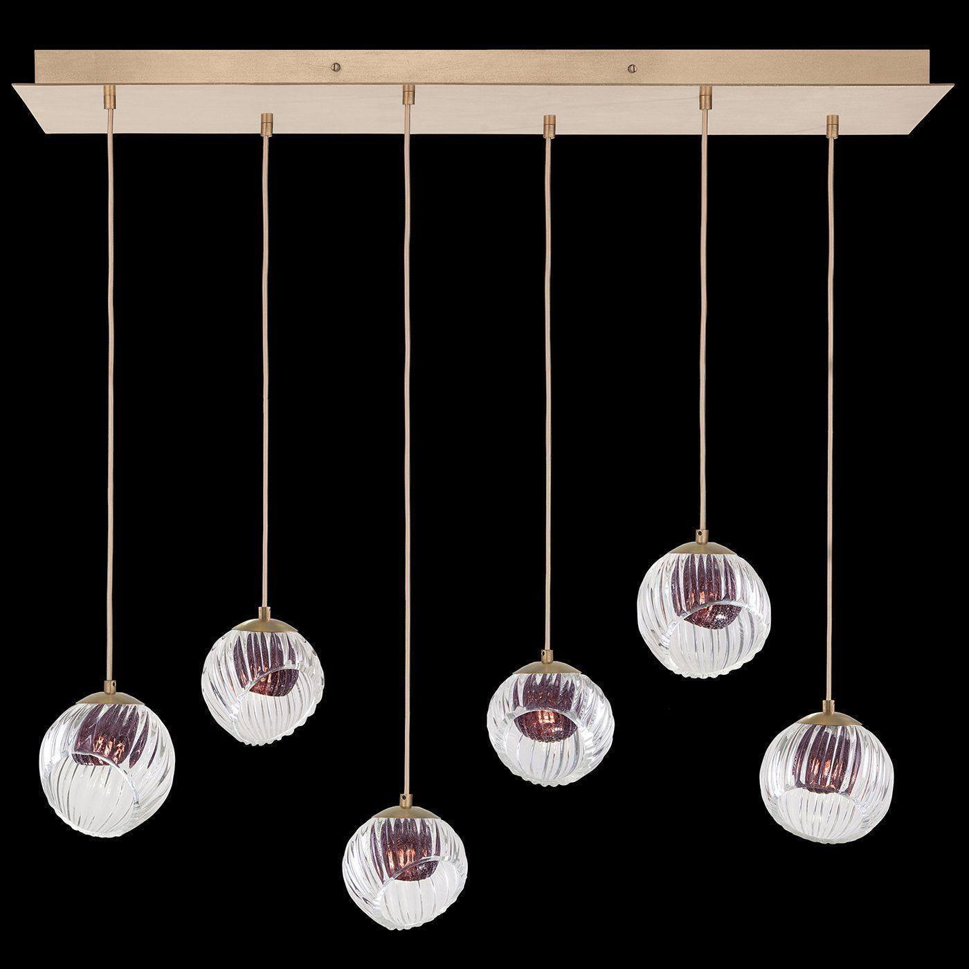 Fine Art Handcrafted Lighting - Nest Linear Suspension - Lights Canada