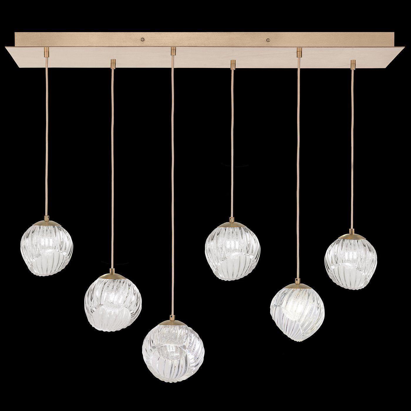 Fine Art Handcrafted Lighting - Nest Linear Suspension - Lights Canada
