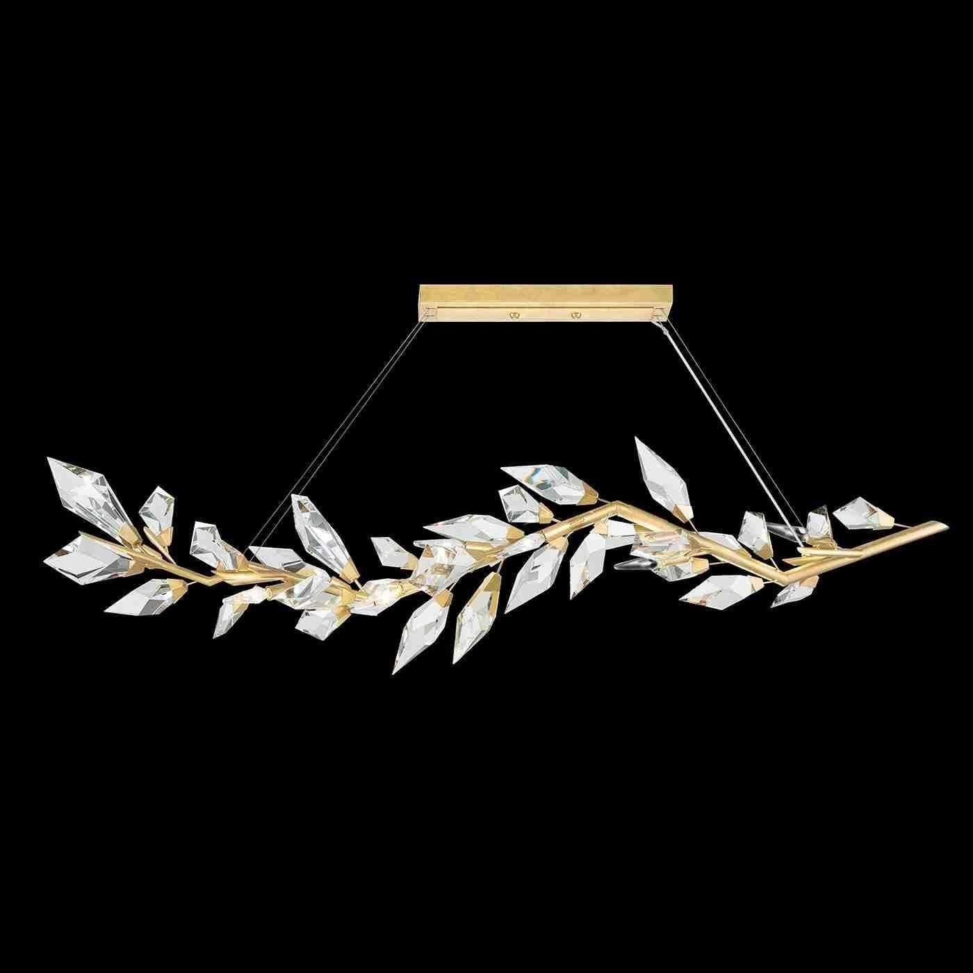 Fine Art Handcrafted Lighting - Foret Linear Suspension - Lights Canada