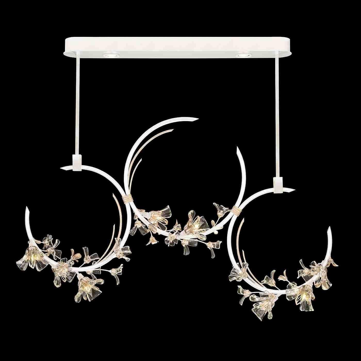 Fine Art Handcrafted Lighting - Azu Linear Suspension - Lights Canada