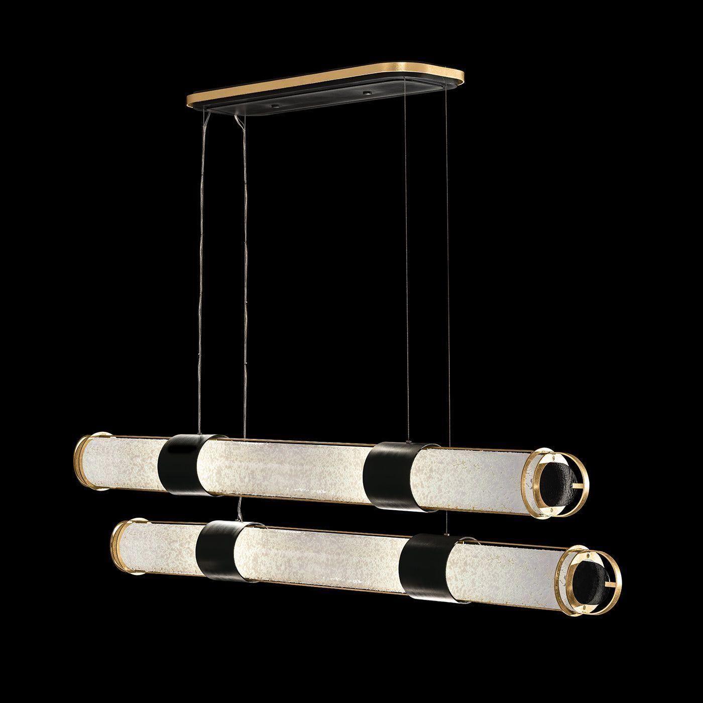Fine Art Handcrafted Lighting - Bond 60" Linear Suspension - Lights Canada