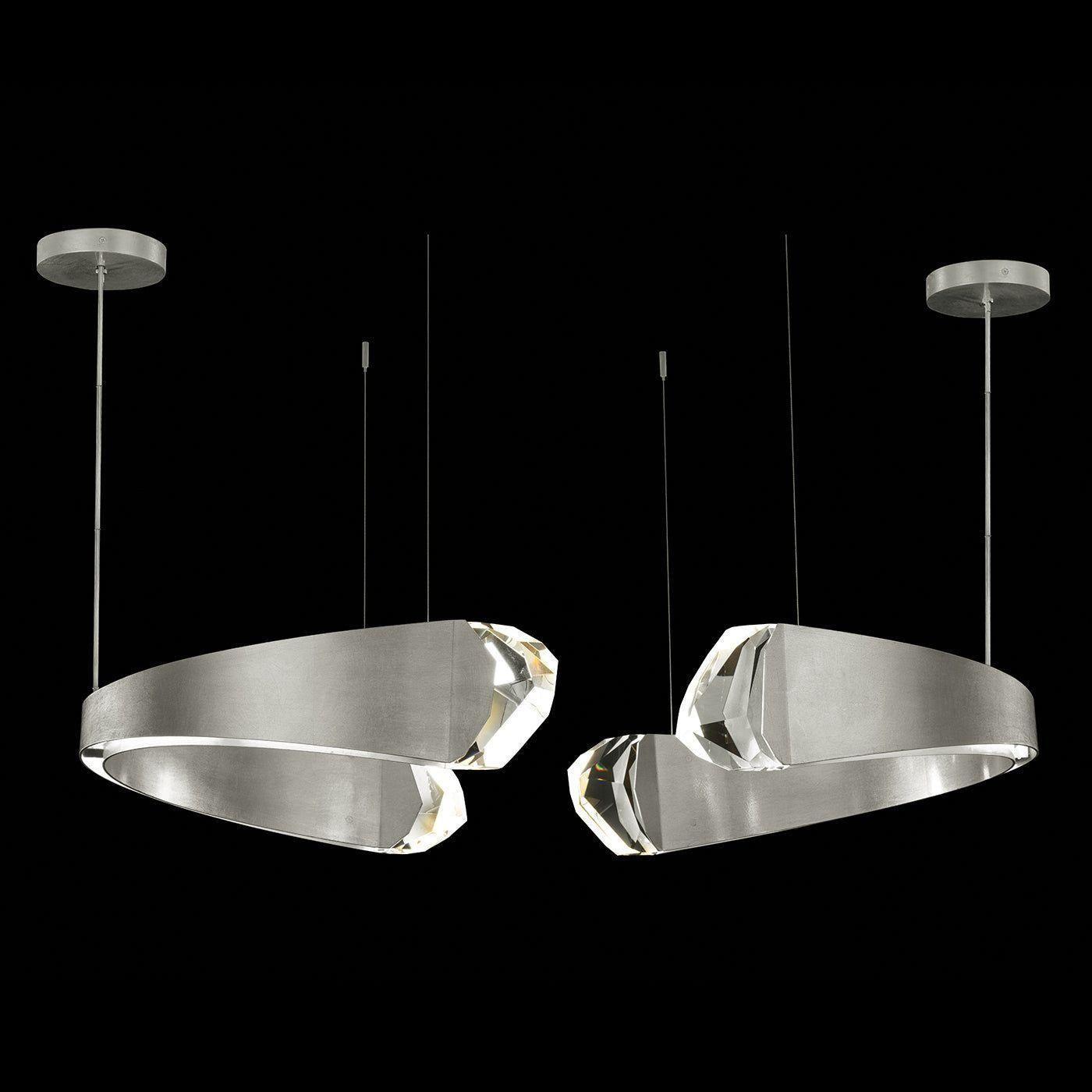 Fine Art Handcrafted Lighting - Strata 49" Round Pendant - Lights Canada