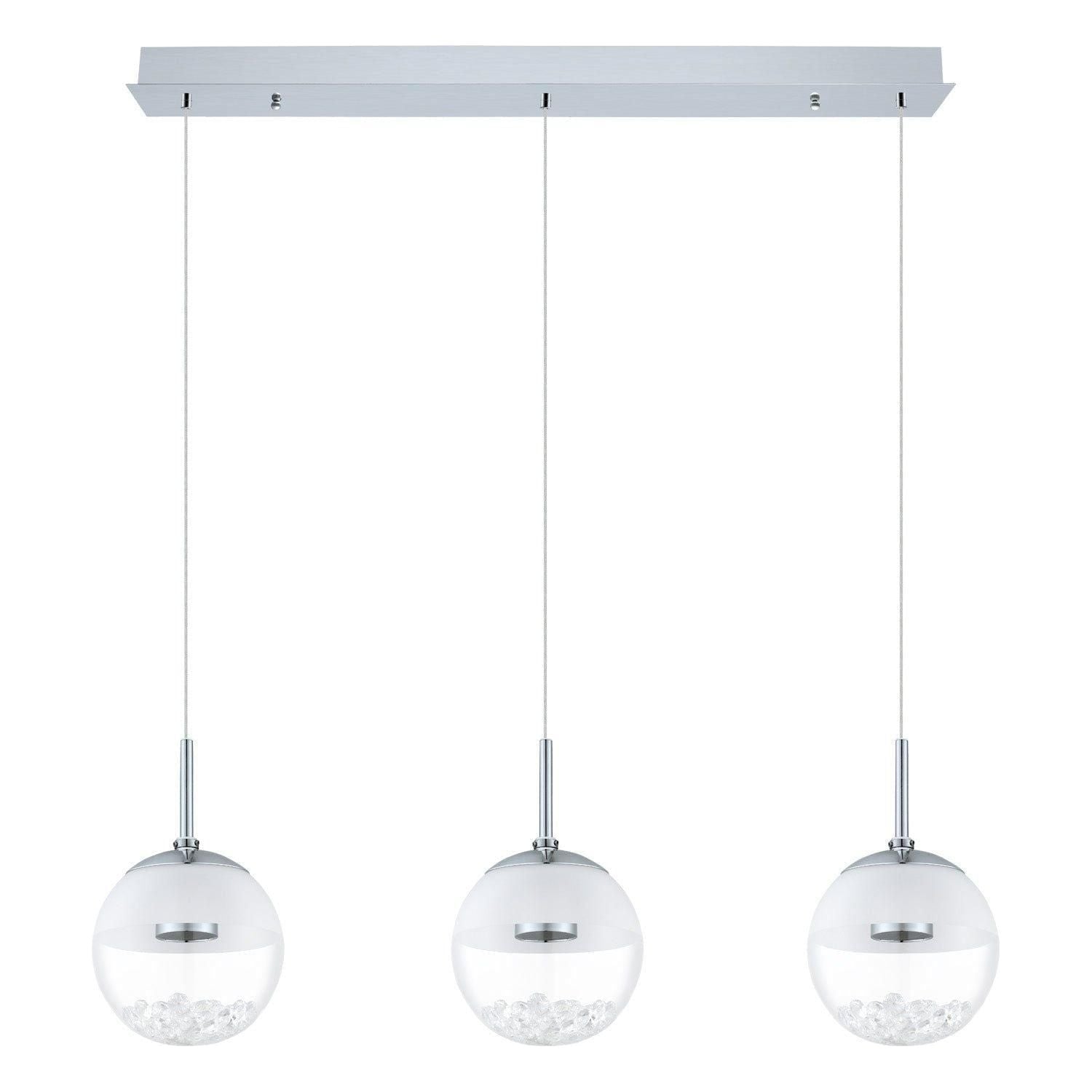 Eglo - Montefio 1 3-Light LED Linear Suspension - Lights Canada