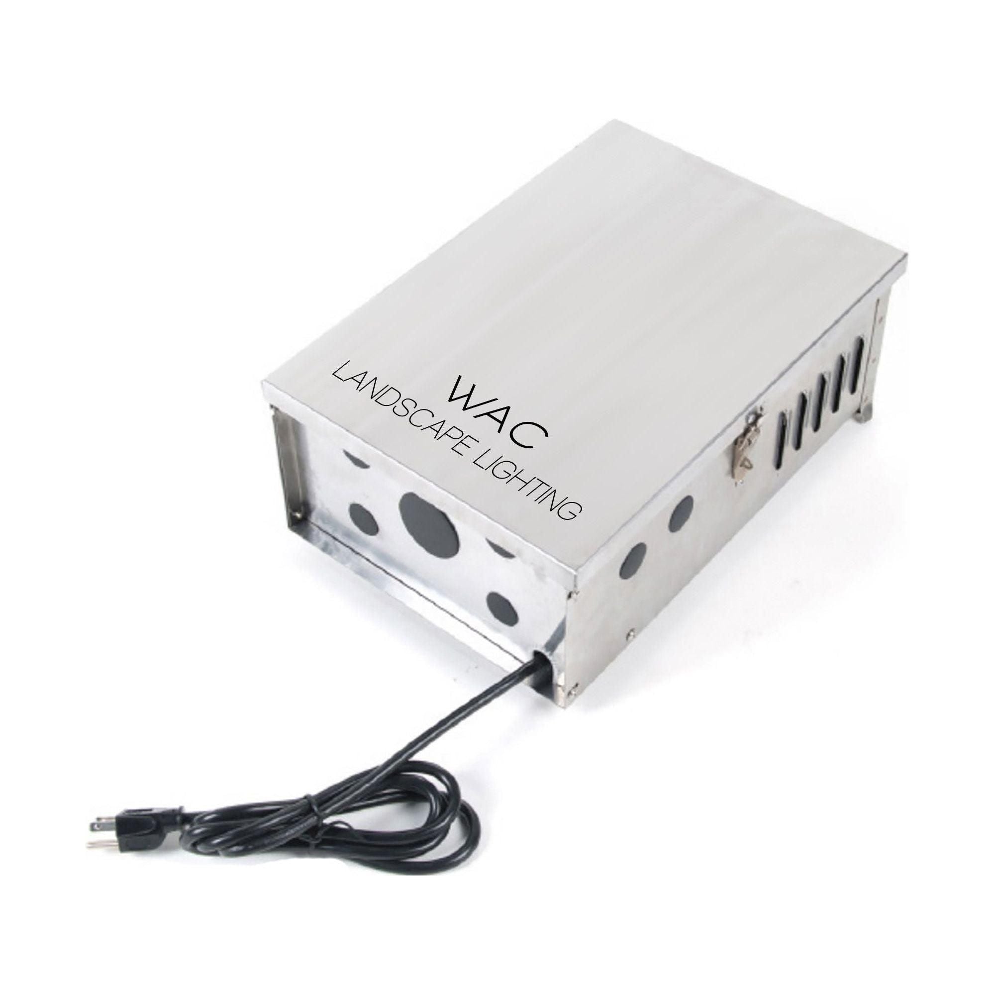 WAC Lighting - 600W Stainless Steel Outdoor Landscape Lighting Magnetic Power Supply - Lights Canada