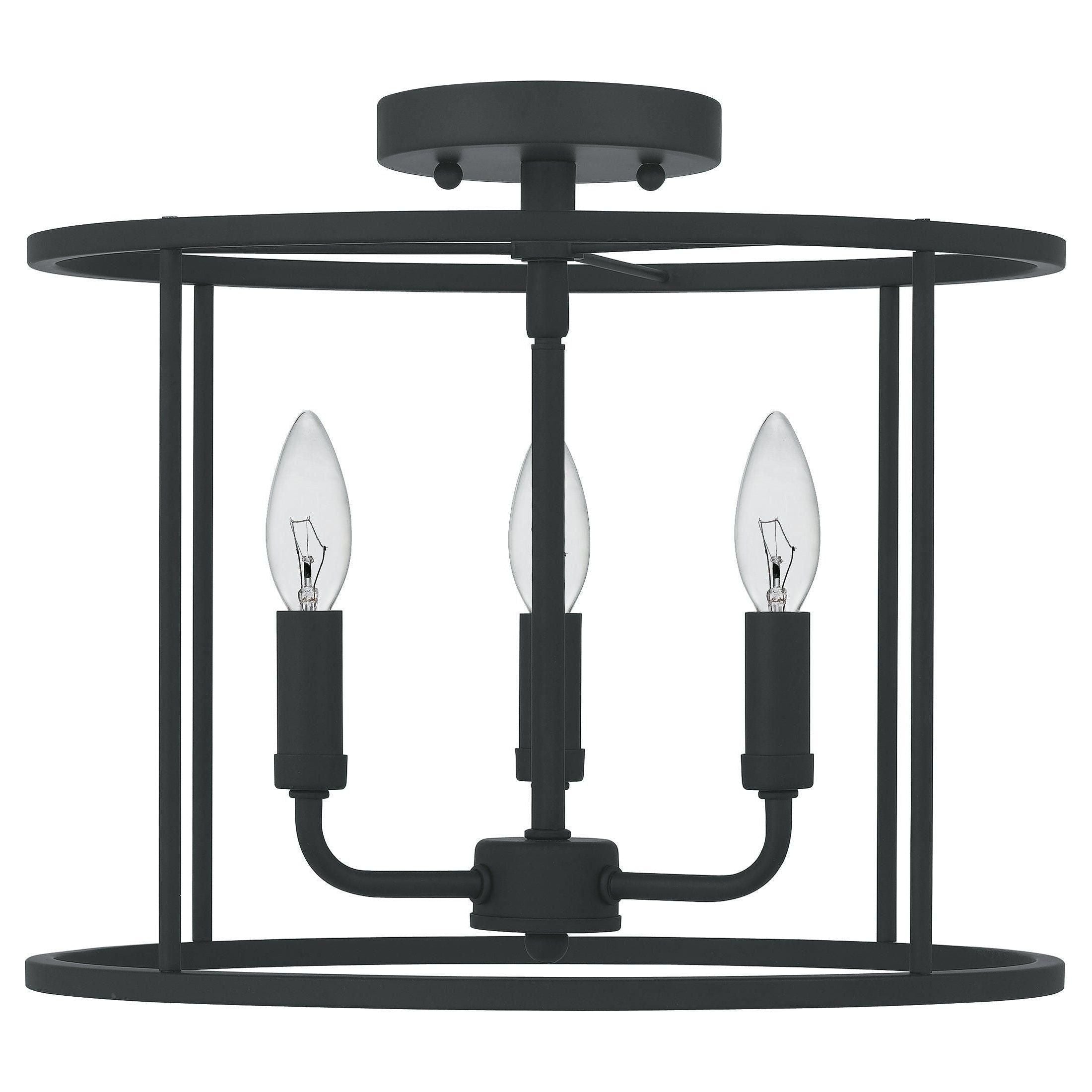 Quoizel - Abner Semi Flush Mount - Lights Canada