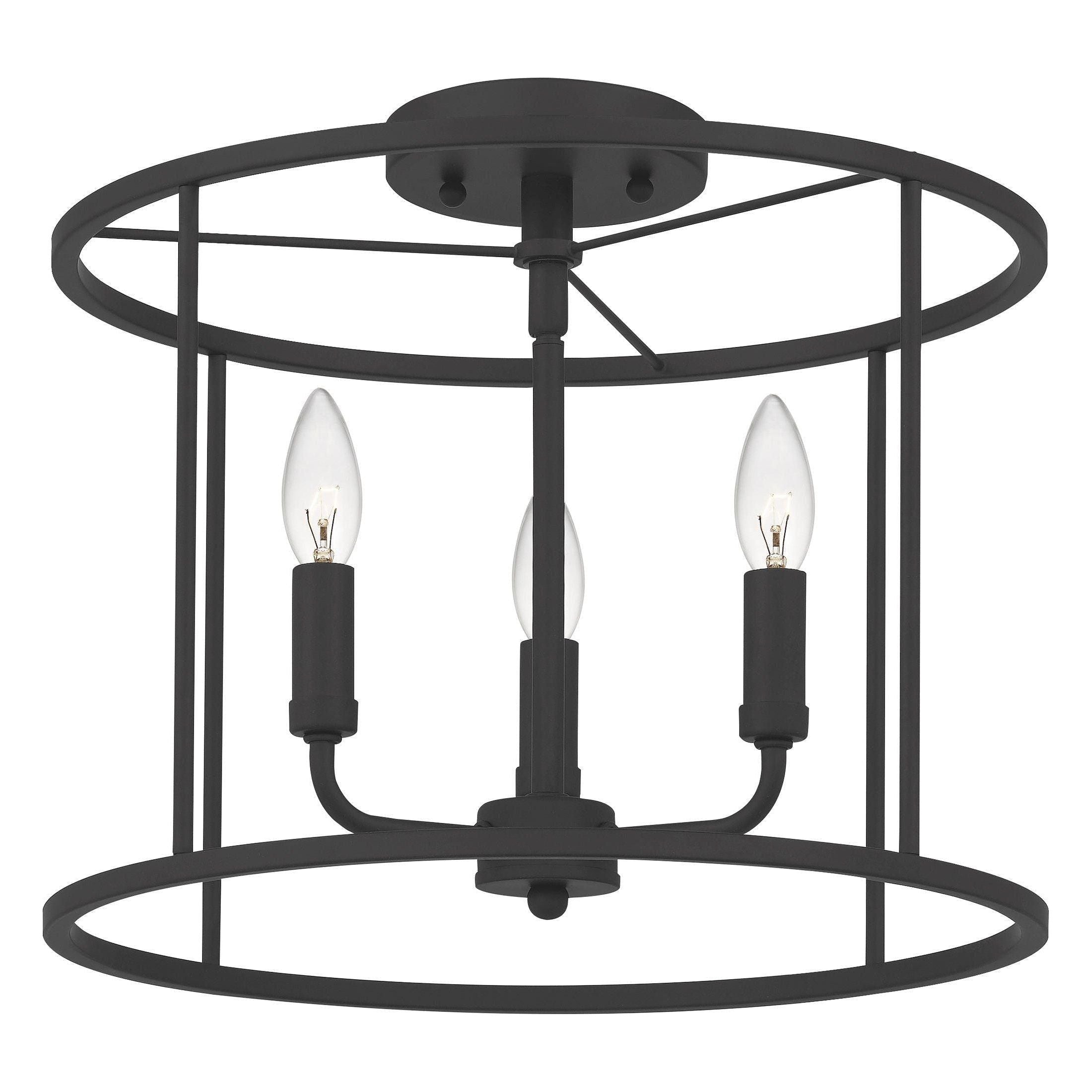 Quoizel - Abner Semi Flush Mount - Lights Canada