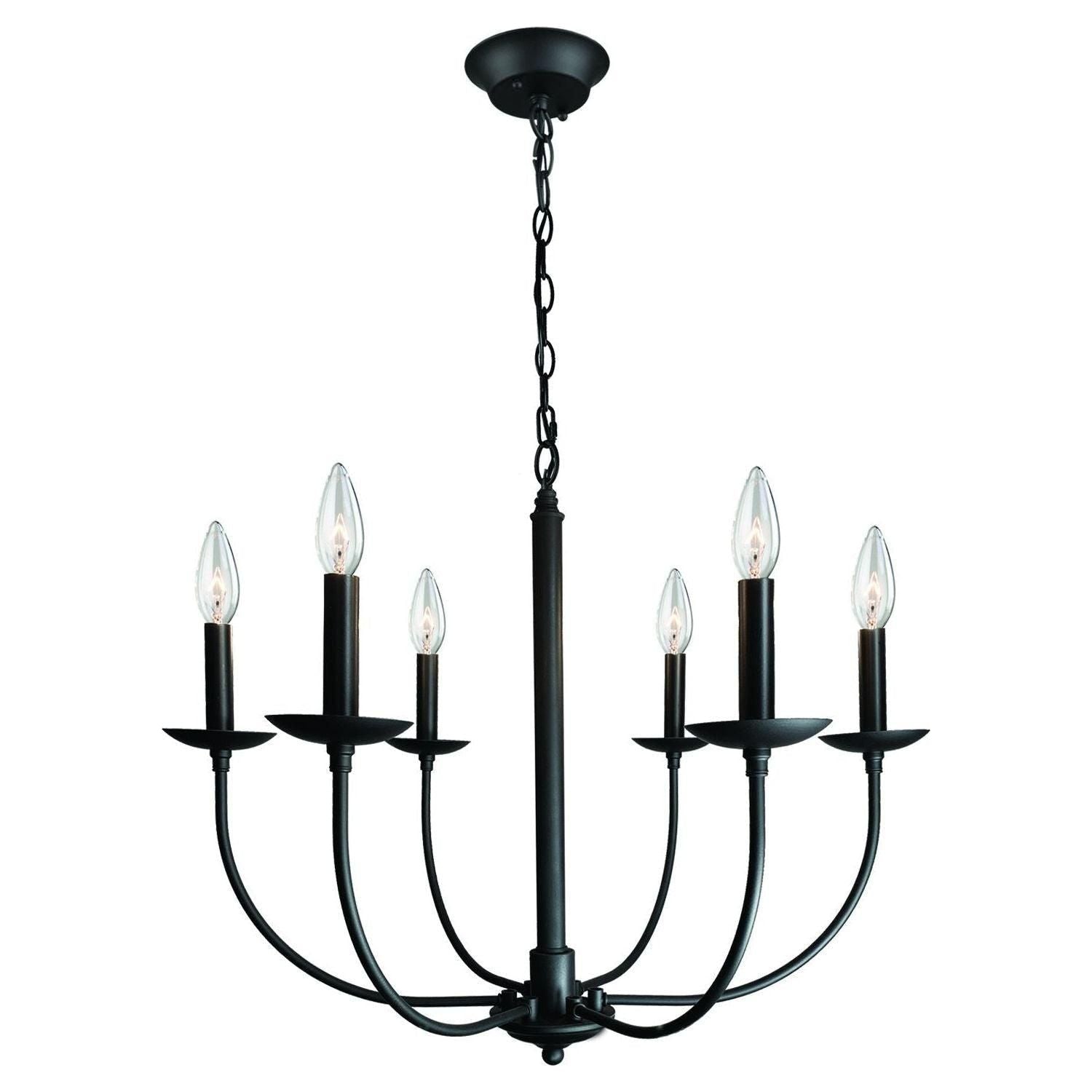 Artcraft Lighting - Wrought Iron Chandelier - Lights Canada