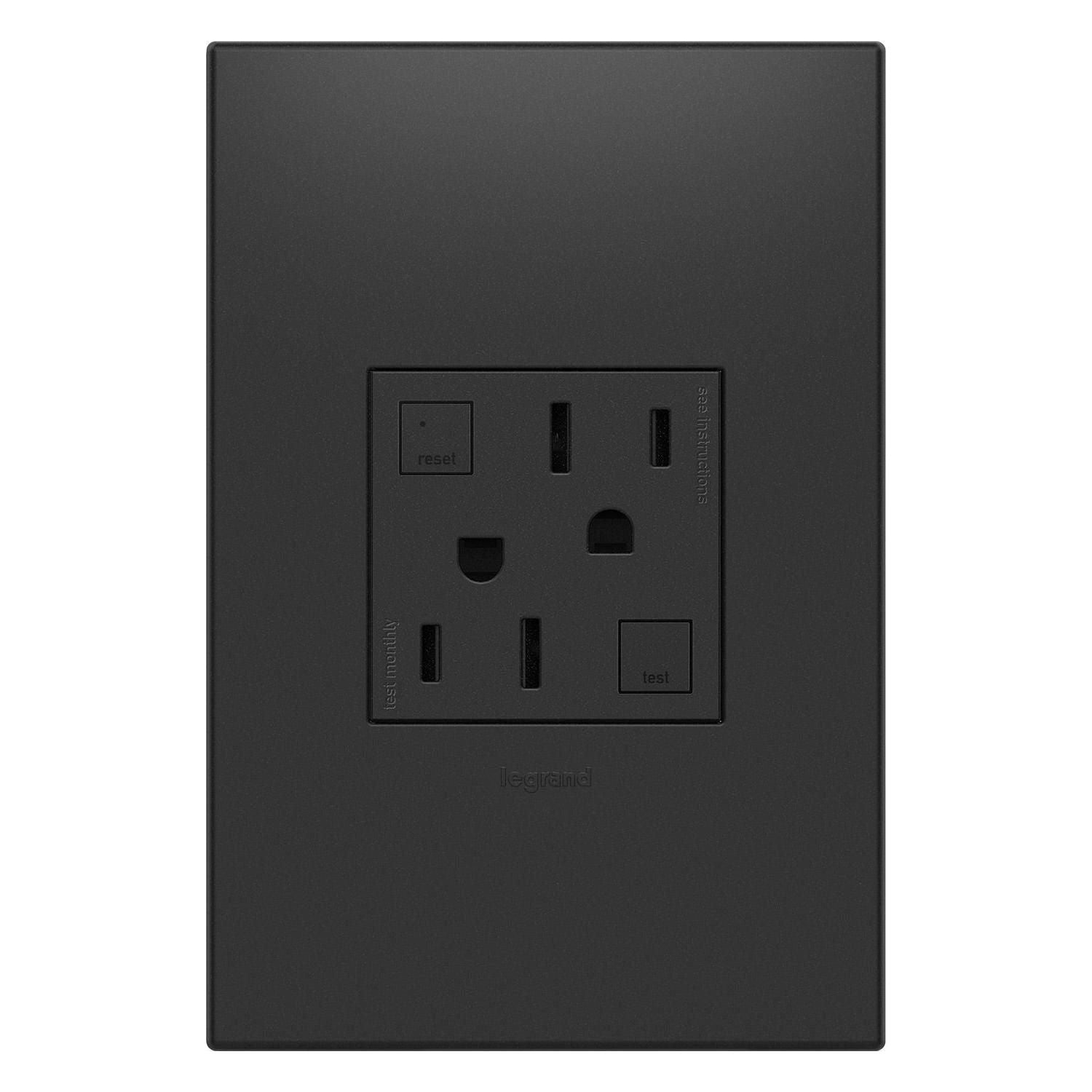 Legrand - Adorne 15A Tamper-Resistant Self-Test GFCI Outlet - Lights Canada