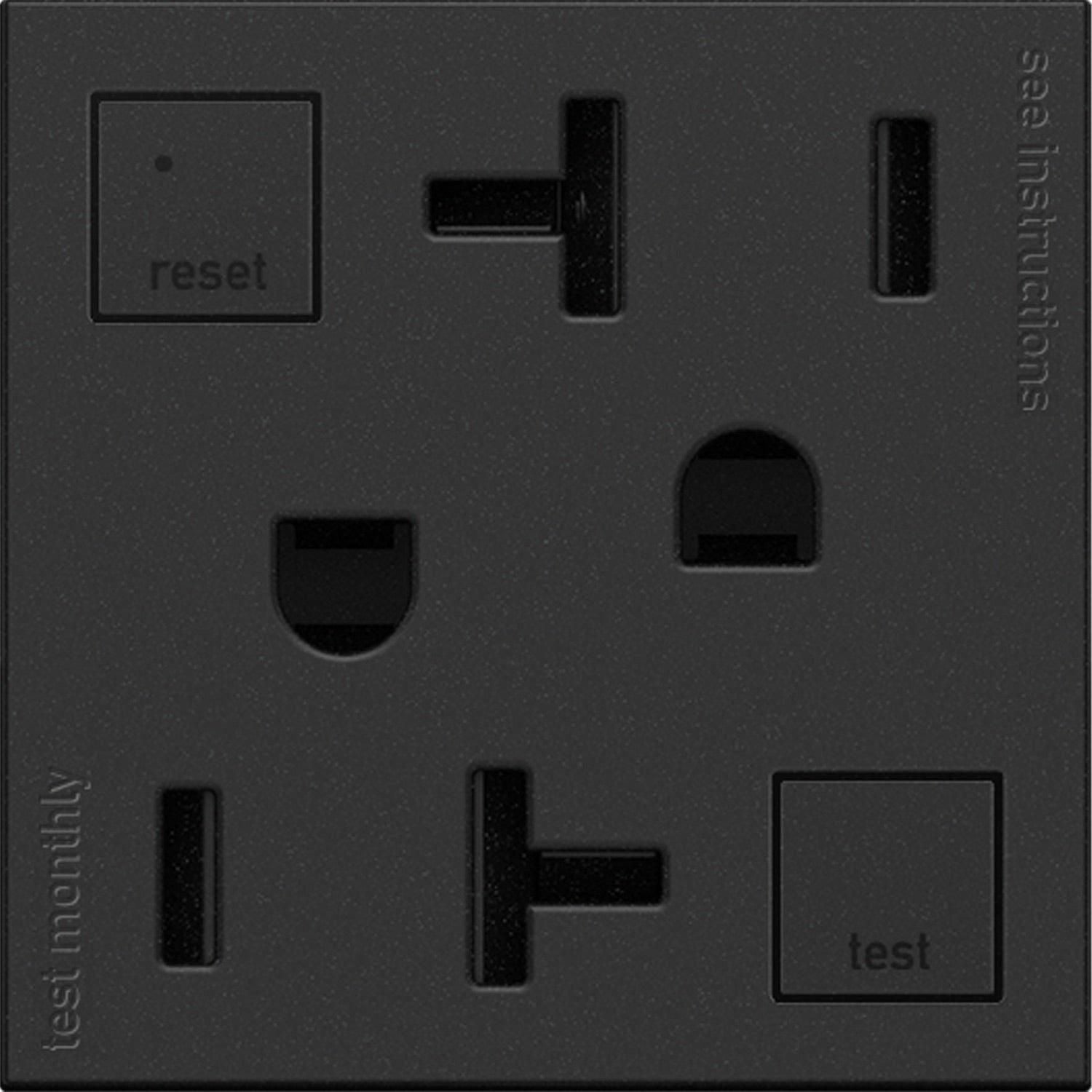 Legrand - Adorne 20A Tamper-Resistant Self-Test GFCI Outlet - Lights Canada