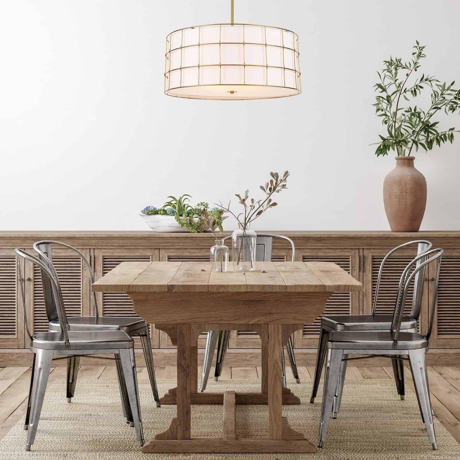 Dainolite - Alcala 4 Light 25 Inch Pendant - Lights Canada