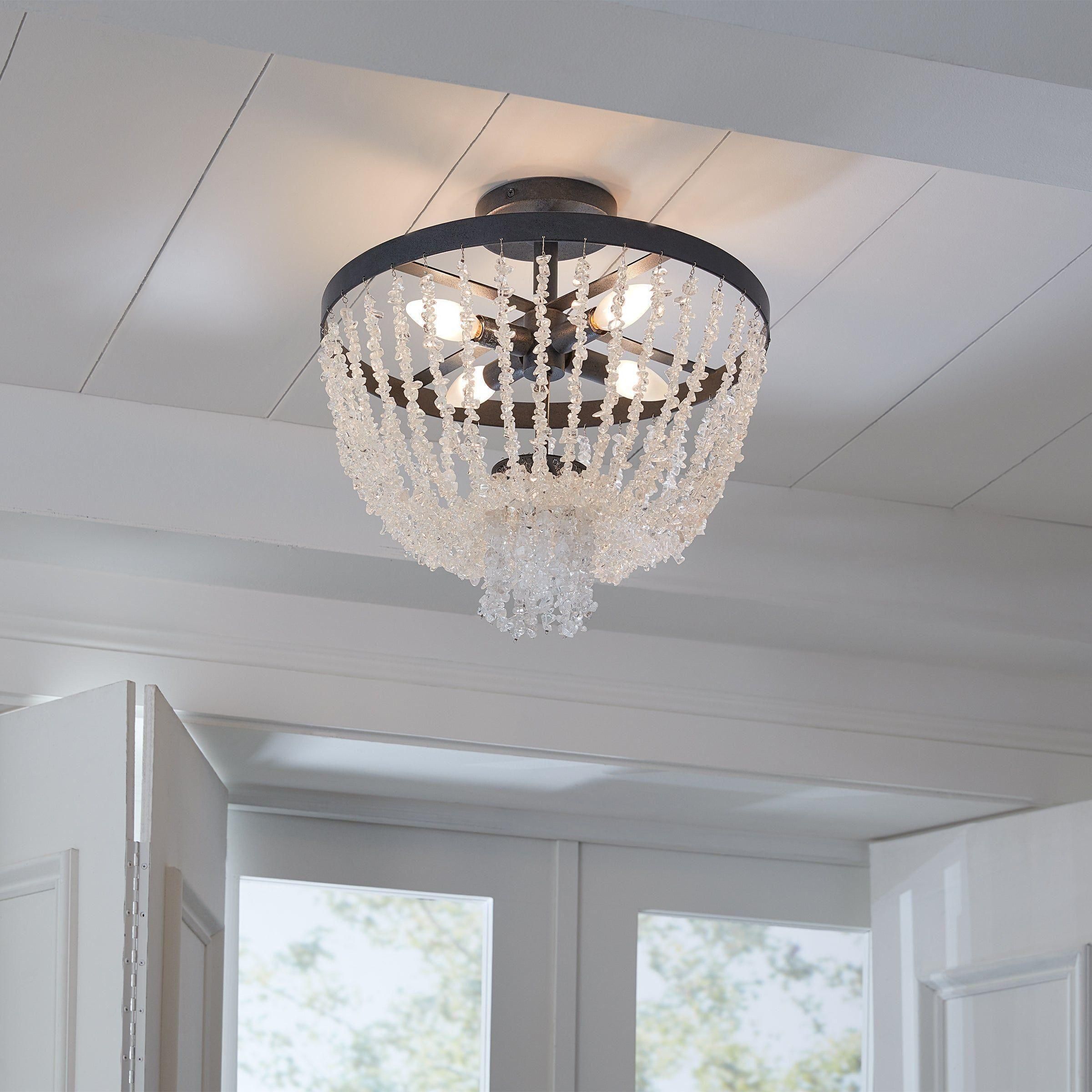 Visual Comfort Studio Collection - Leon Semi Flush Mount - Lights Canada