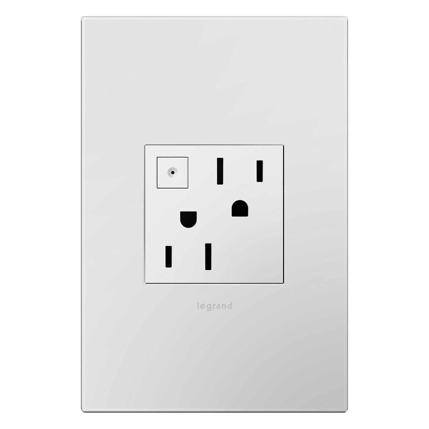 Legrand - 15A Energy-Saving On/Off Outlet - Lights Canada