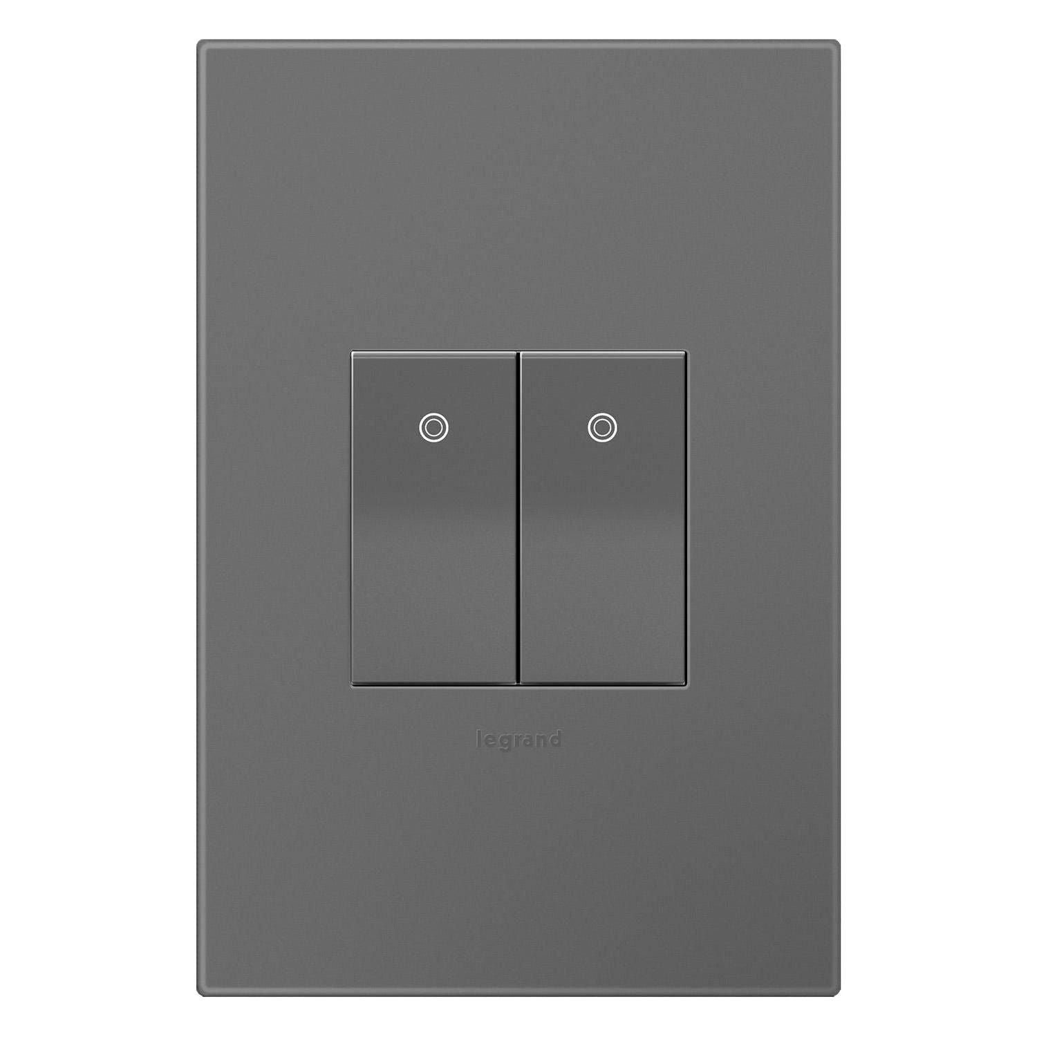 Legrand - Adorne 227V Half-Size Paddle Switch - Lights Canada