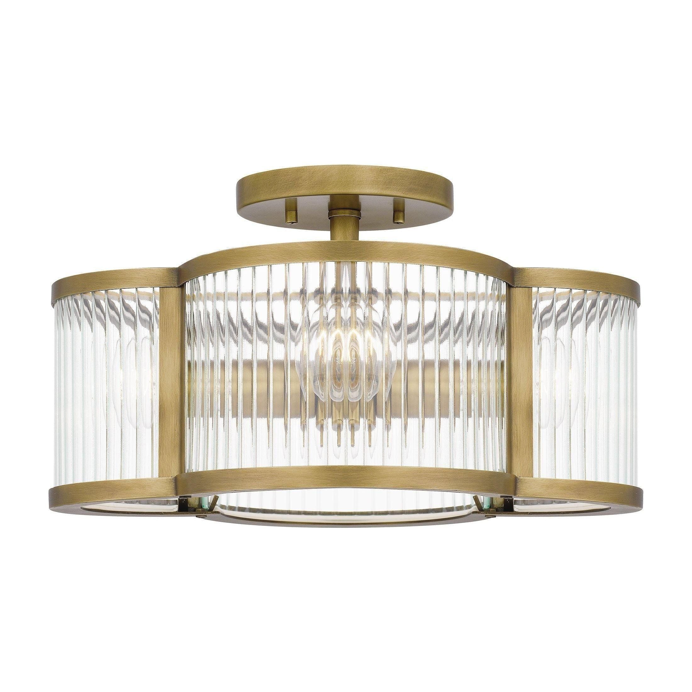 Quoizel - Aster Semi Flush Mount - Lights Canada
