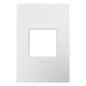 Legrand - Mirror White-On-White 1-Gang Wall Plate - Lights Canada