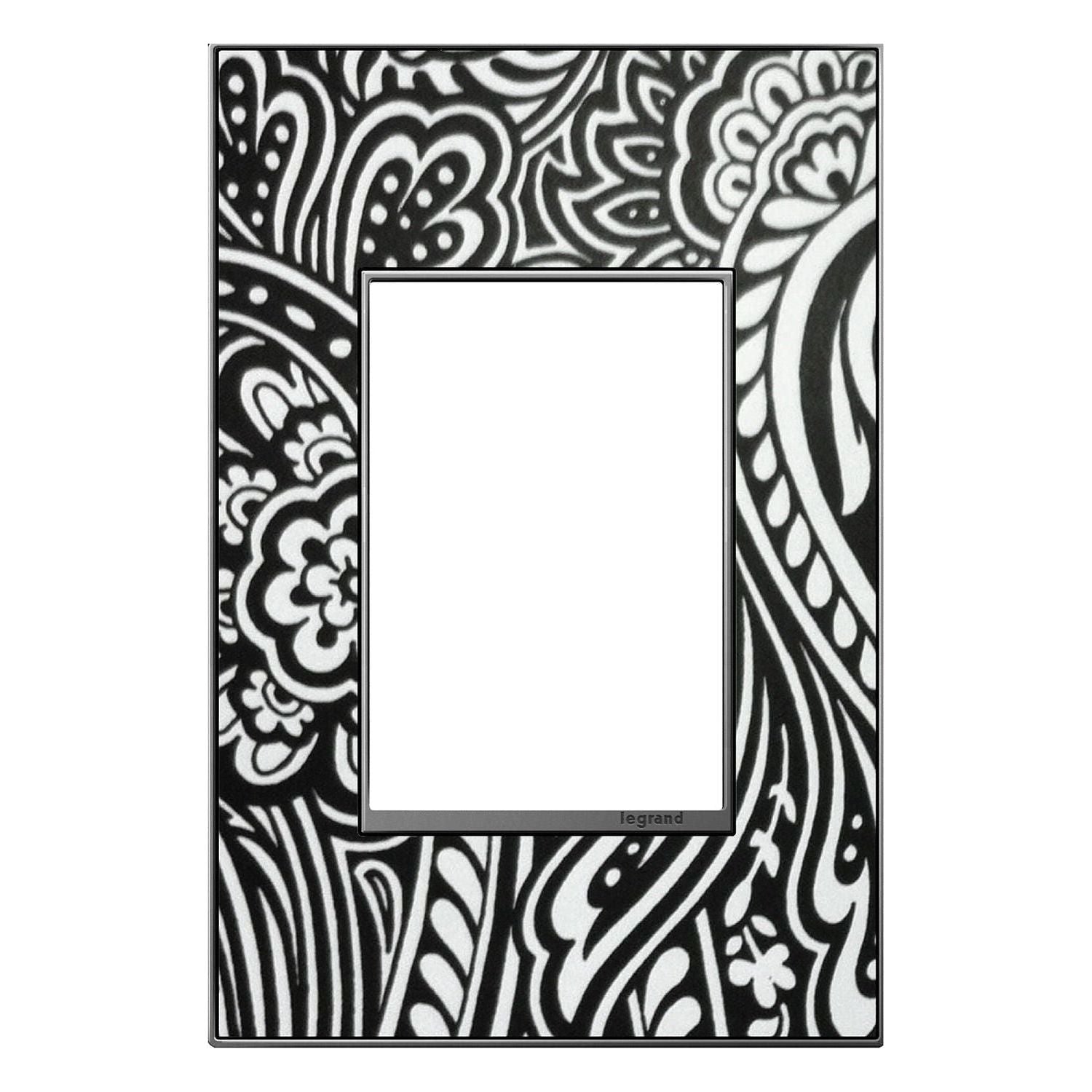 Legrand - Custom 1-Gang+ Wall Plate with Magnesium Trim - Lights Canada