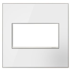 Legrand - Mirror White-On-White 2-Gang Wall Plate - Lights Canada