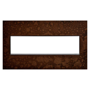 Legrand - 4-Gang Wall Plate in Hubbardton Forge Bronze - Lights Canada