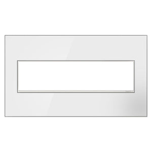 Legrand - Mirror White 4-Gang Wall Plate - Lights Canada