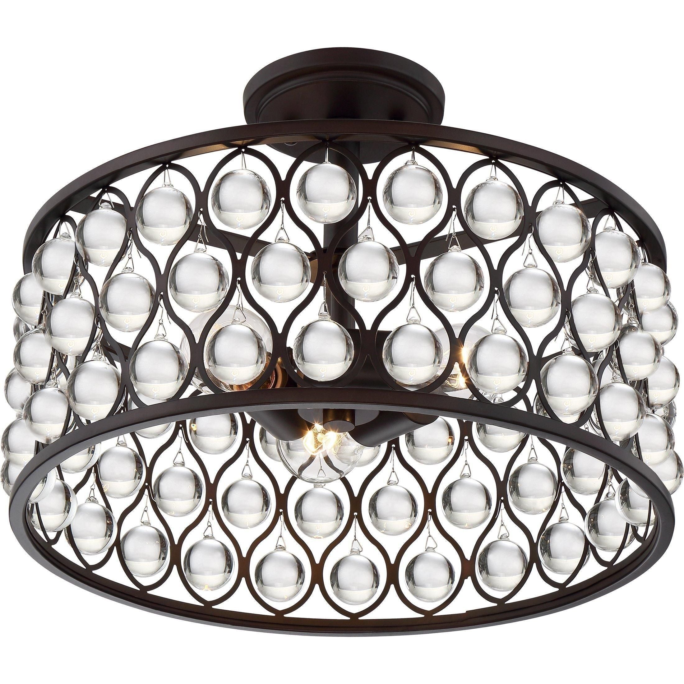 Quoizel - Alexandria Semi Flush Mount - Lights Canada