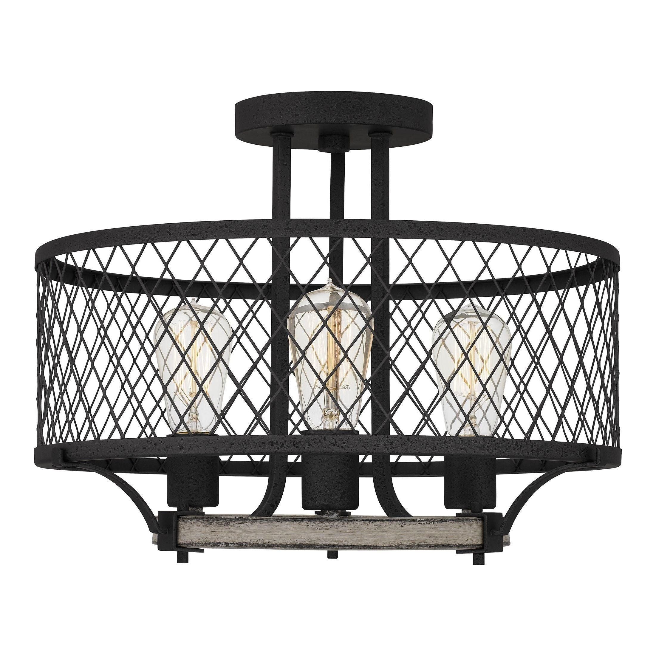 Quoizel - Benton Semi Flush Mount - Lights Canada