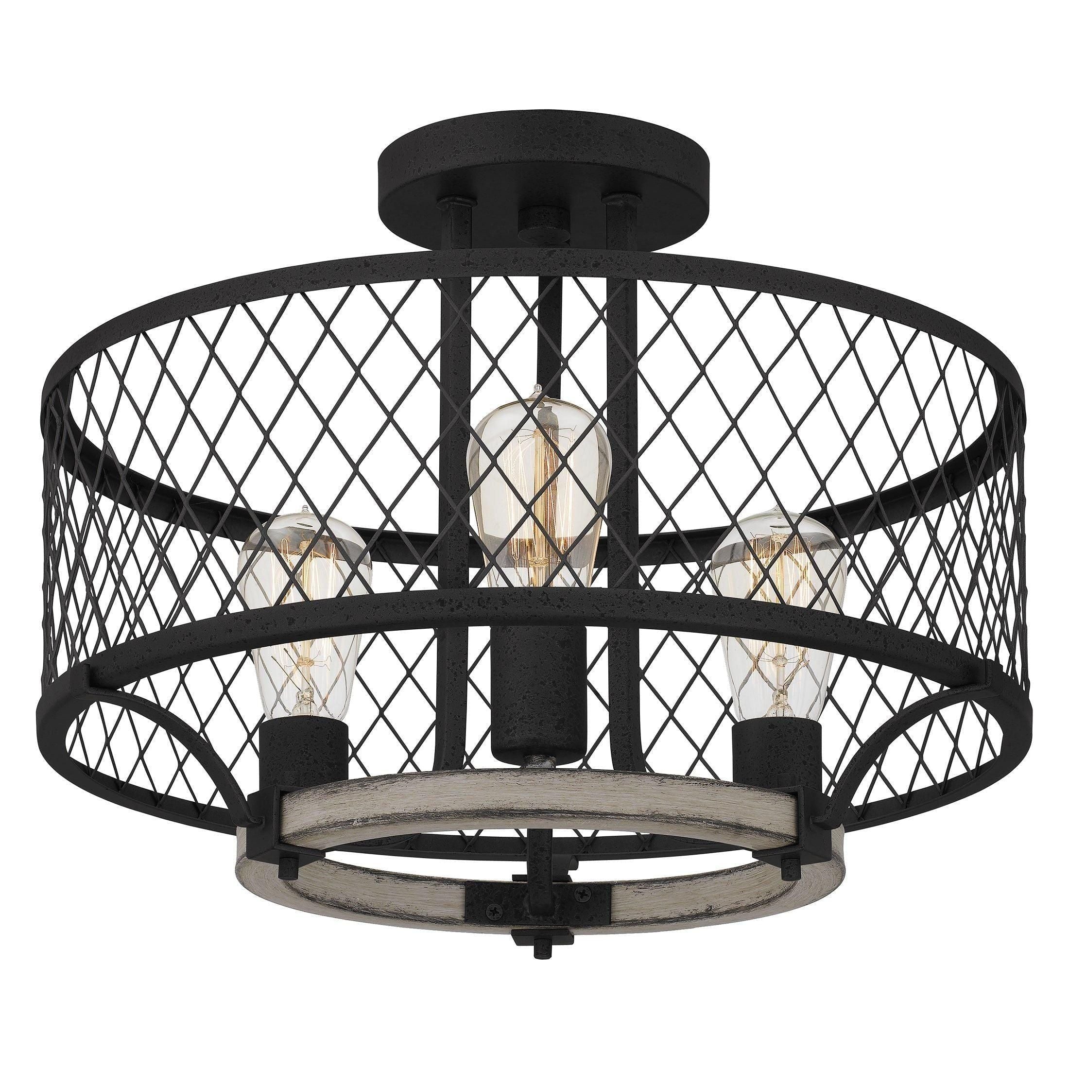 Quoizel - Benton Semi Flush Mount - Lights Canada