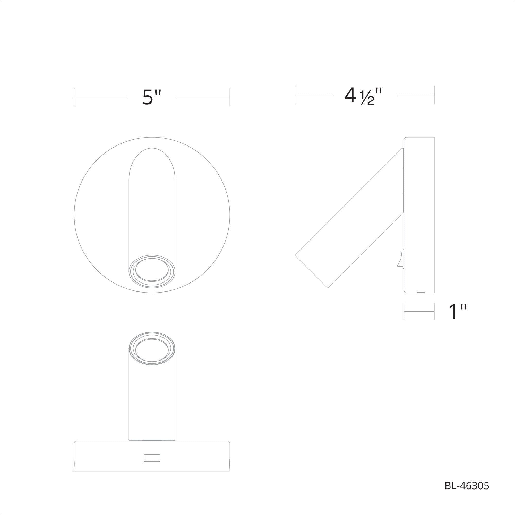 Modern Forms - Aspire 5" LED Reading Light - Lights Canada