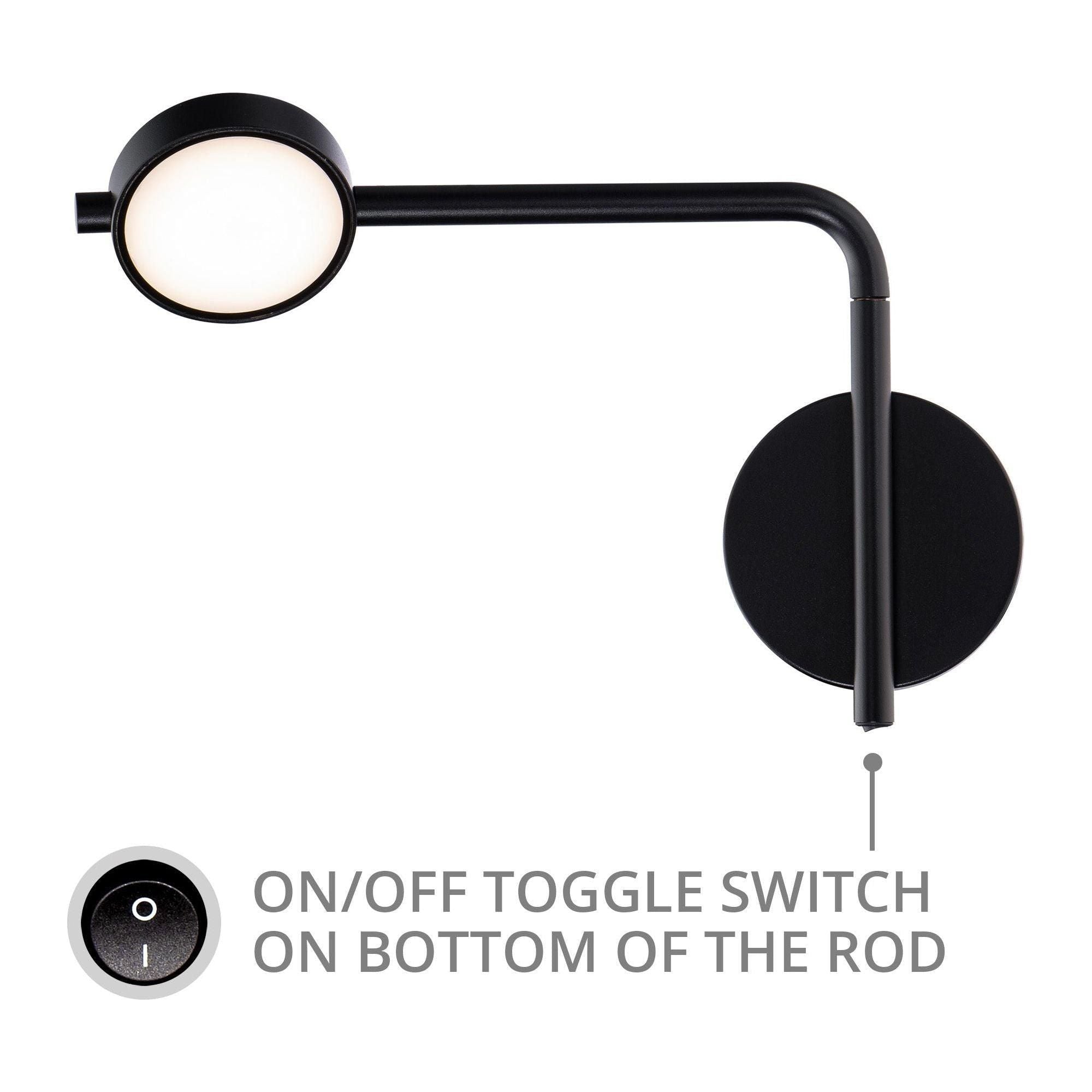 dweLED - Elbo 9.3" LED Reading Light - Lights Canada