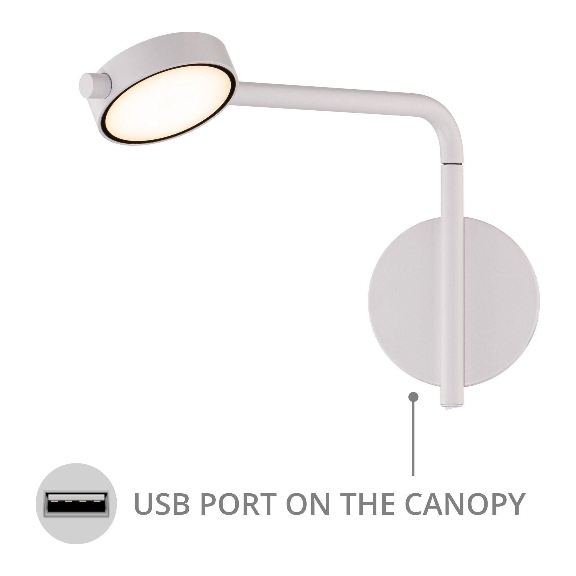 dweLED - Elbo 9.3" LED Reading Light - Lights Canada
