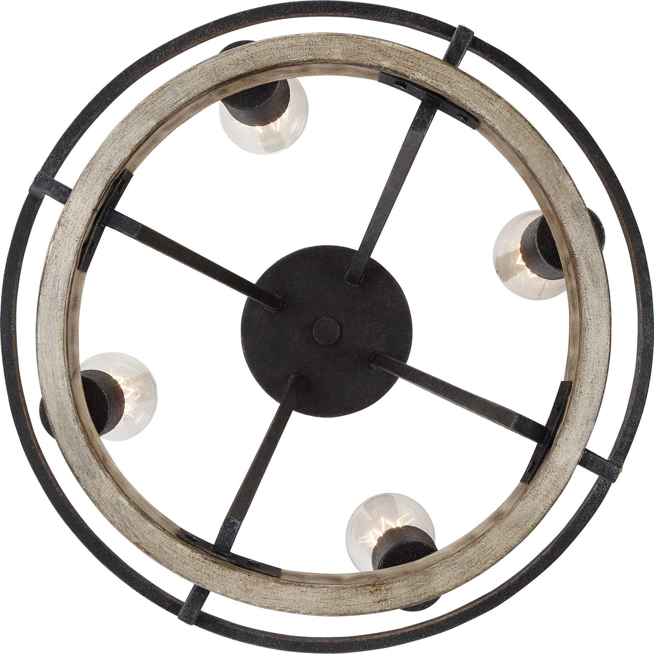 Quoizel - Brockton Semi Flush Mount - Lights Canada