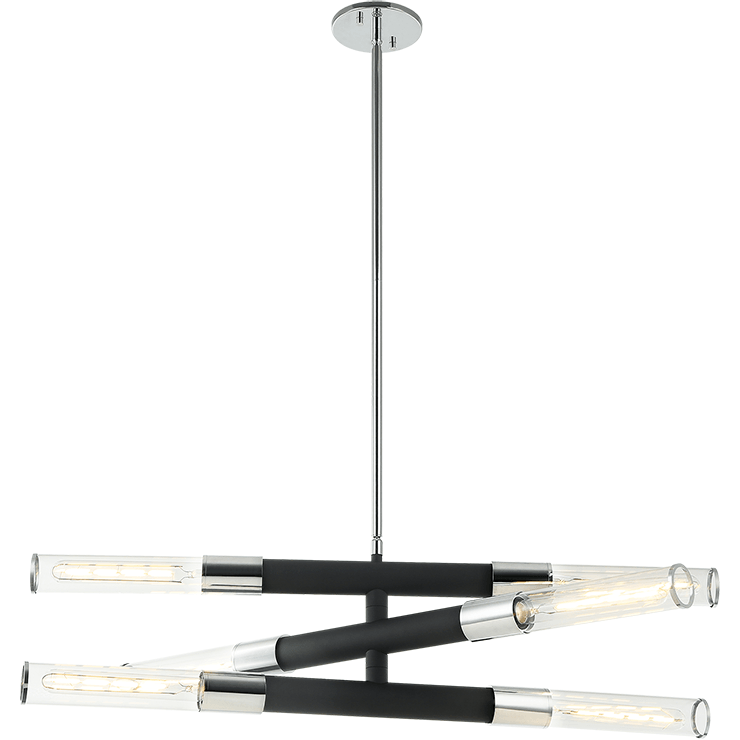 Matteo - Tubo 6-Light Pendant - Lights Canada