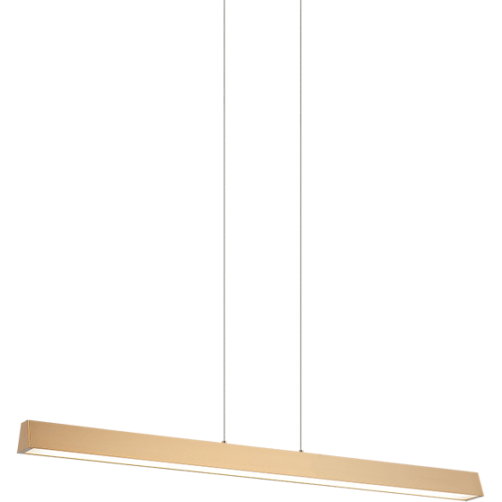Matteo - Isosceles 33" 2-Light Linear Suspension - Lights Canada
