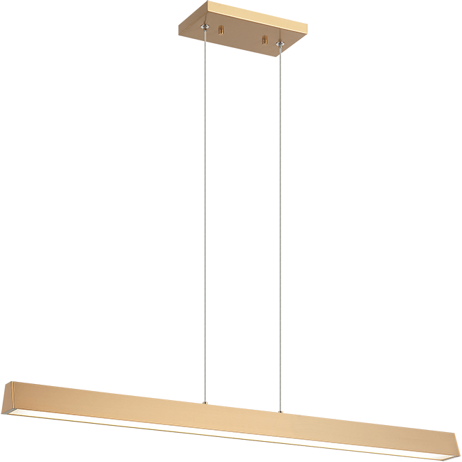 Matteo - Isosceles 33" 2-Light Linear Suspension - Lights Canada
