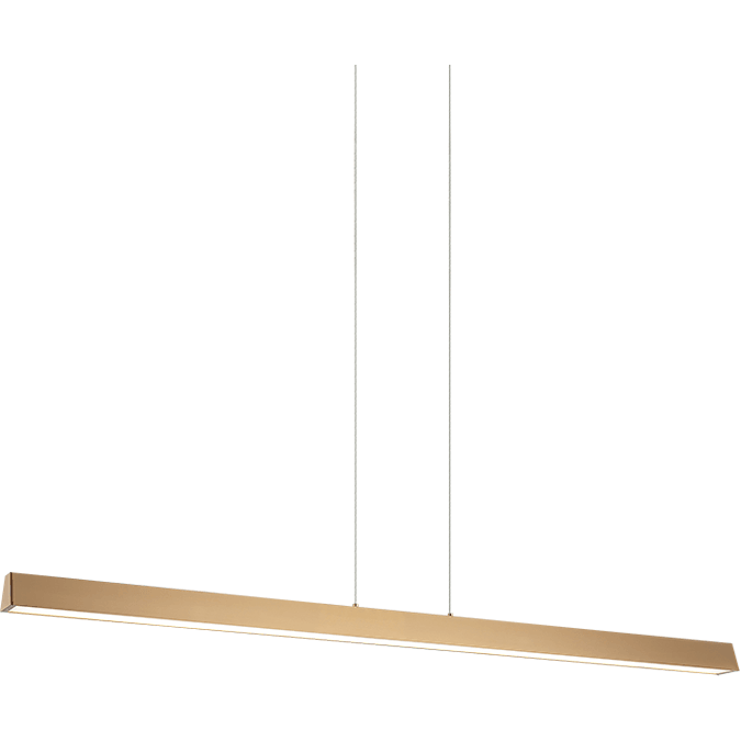 Matteo - Isosceles 45" 2-Light Linear Suspension - Lights Canada