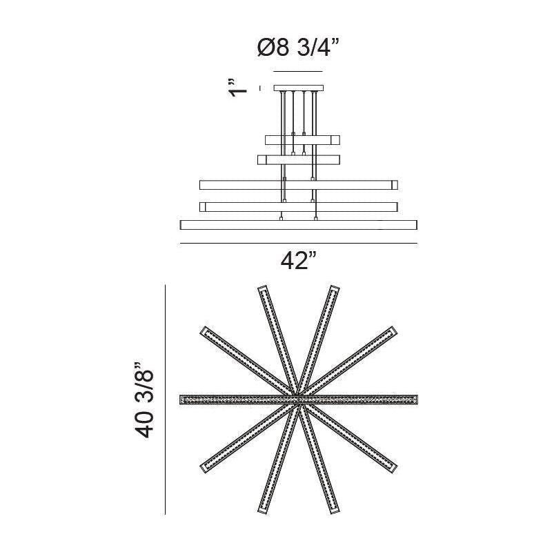 Matteo - Presley 10-Light Chandelier - Lights Canada