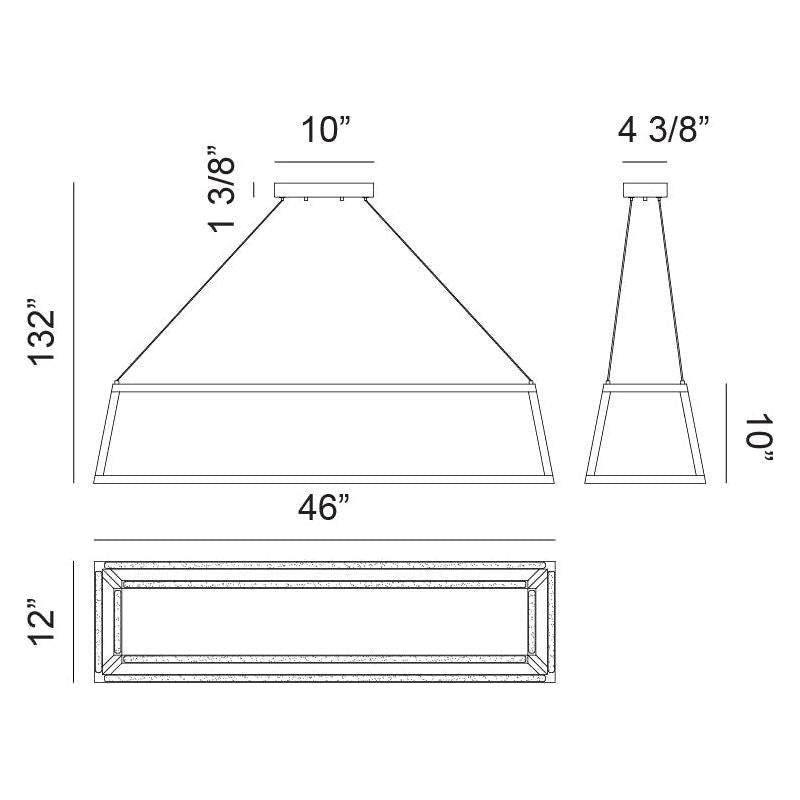 Matteo - Carlington 1-Light Linear Suspension - Lights Canada