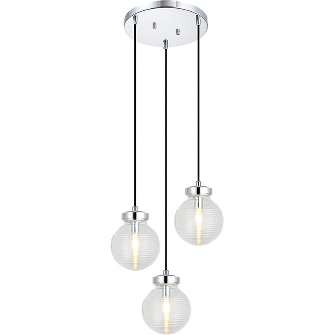Matteo - Ridge 3-Light Pendant - Lights Canada