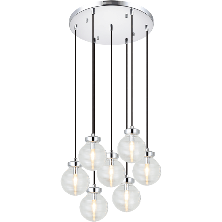 Matteo - Ridge 7-Light Pendant - Lights Canada