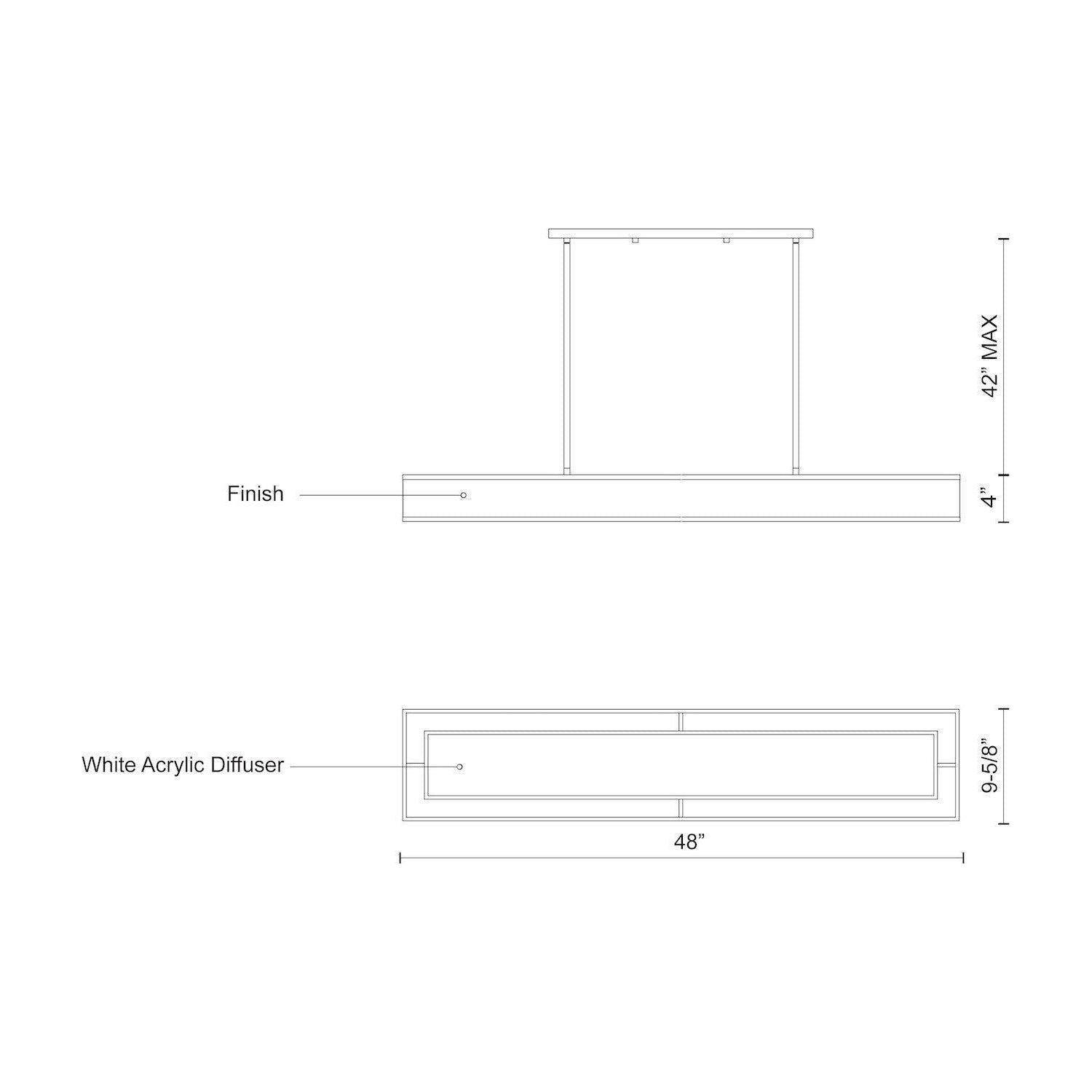 Kuzco - Covina LED Linear Pendant - Lights Canada