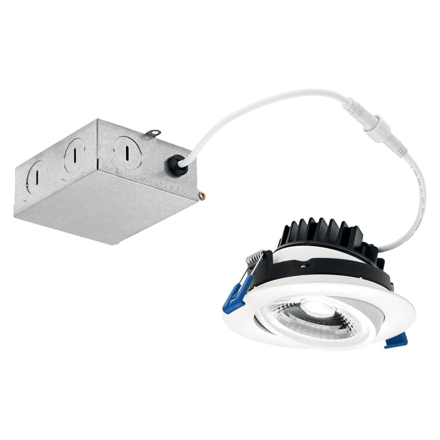 Kichler - Kichler Direct To Ceiling 4in Gimbal Downlight - Lights Canada