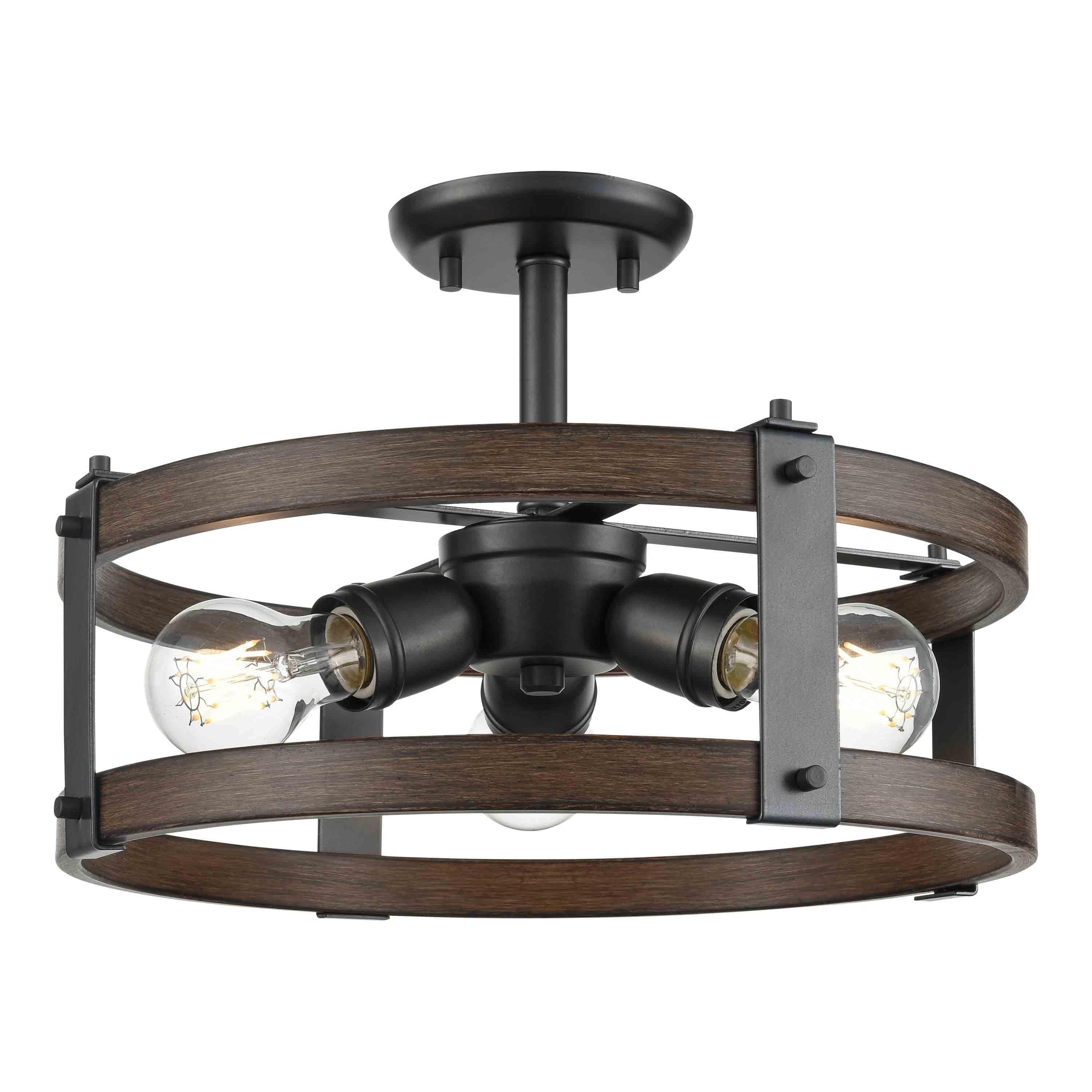 DVI - Oakhurst Semi Flush Mount - Lights Canada