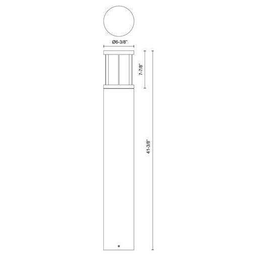 Kuzco - Alden 41" Exterior Bollard - Lights Canada