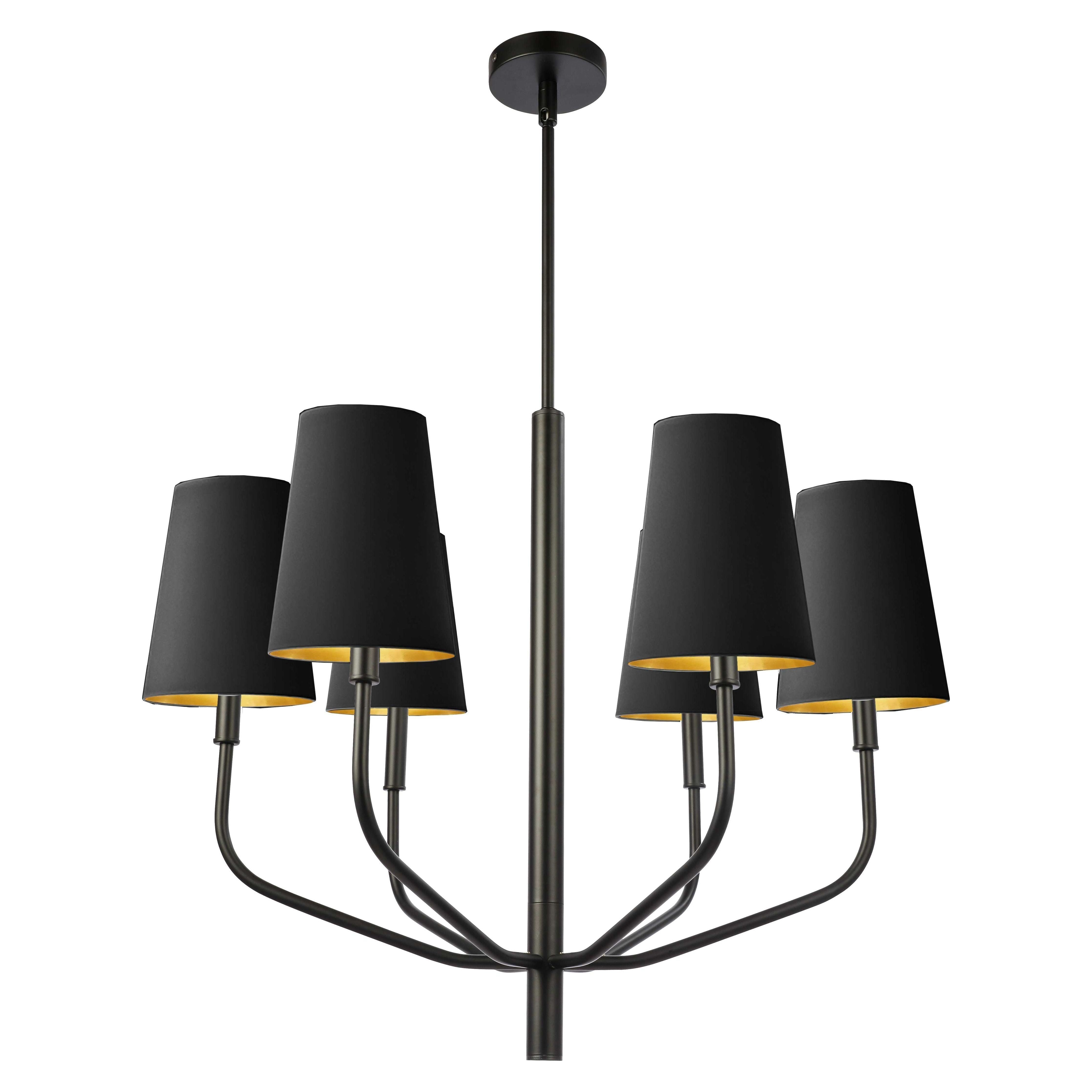 Dainolite - Eleanor 6-Light Chandelier - Lights Canada