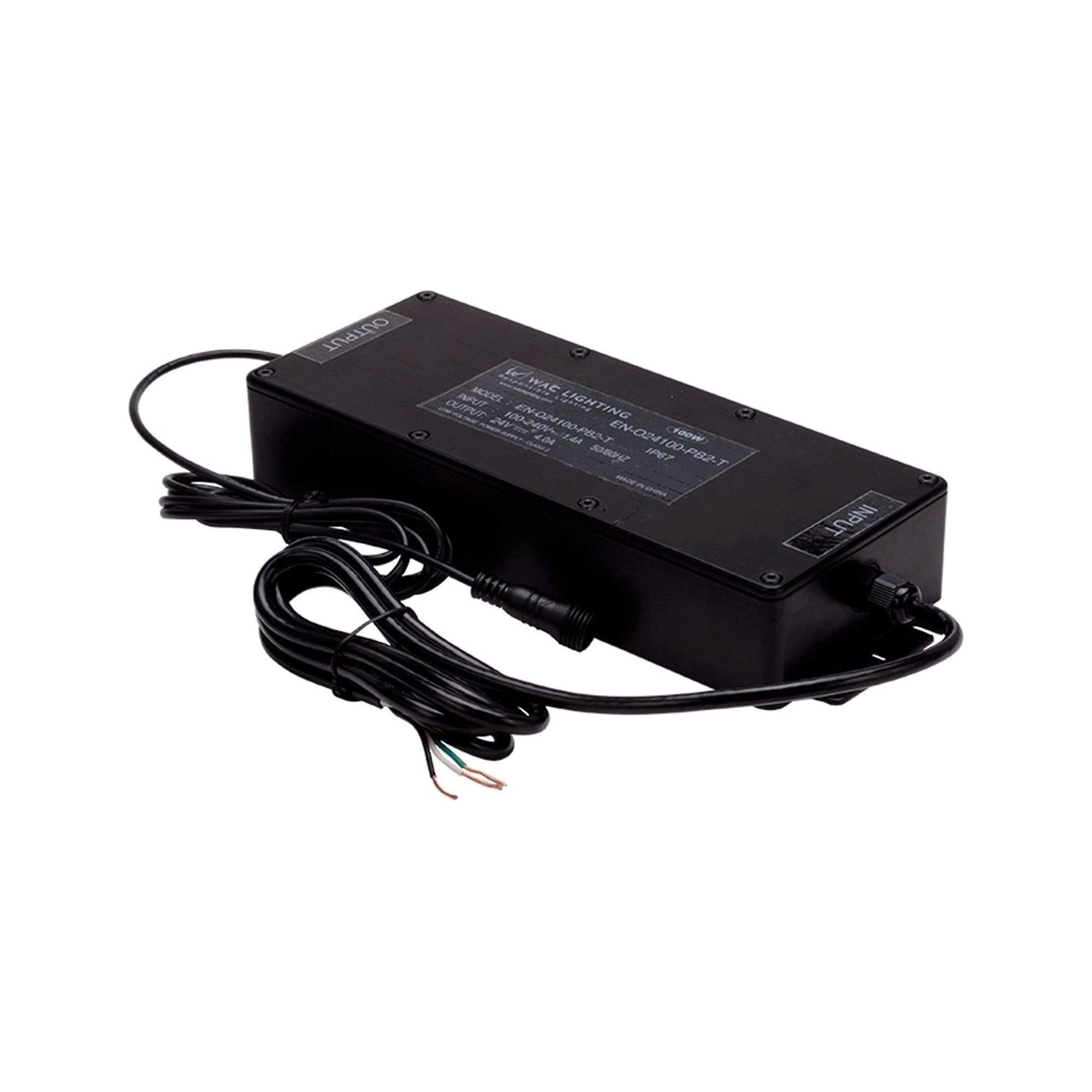 WAC Lighting - Wet Location Sealed Hardwired Electronic Transformer for Outdoor 24V RGB and PRO Strip Lights 120V-277V Universal Input 100W Max - Lights Canada