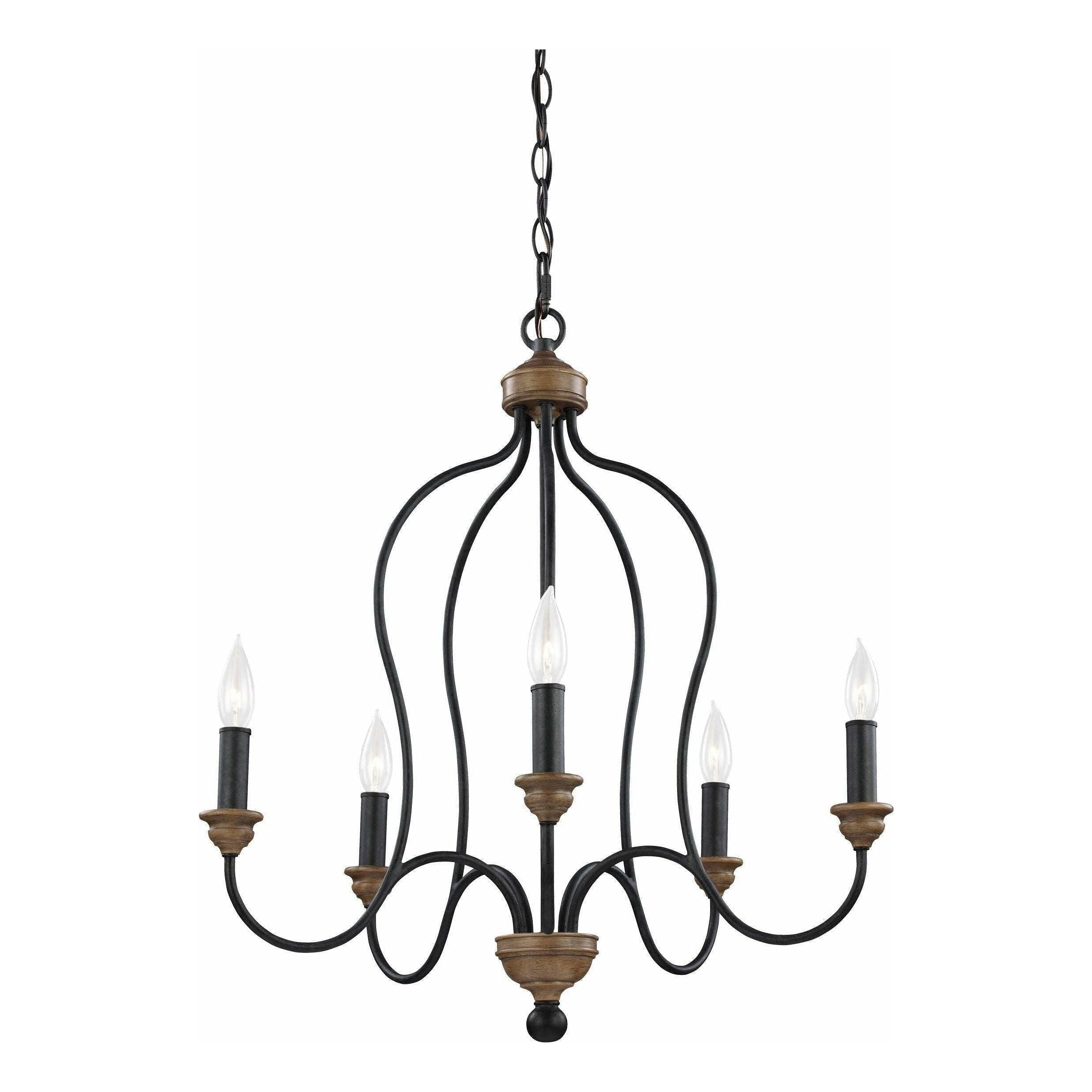 Generation Lighting - Hartsville 5-Light Chandelier (with Bulbs) - Lights Canada